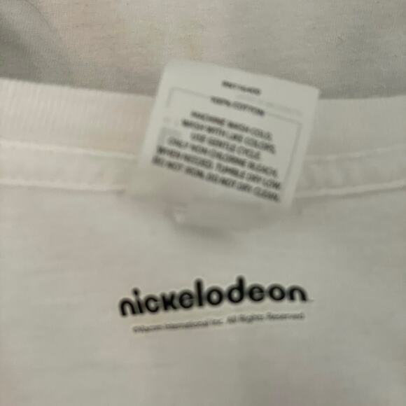 Nickelodeon Vintage L short sleeve t-shirt RUGRATS white cartoon casual crewneck - Picture 6 of 9